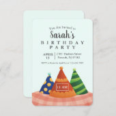 Cute Birthday Pet Kaart (Voorkant / Achterkant)