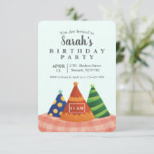 Cute Birthday Pet Kaart (Staand voorkant)