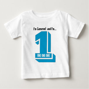 Cute Birthday T-shirt voor 1 jaar oud ouder dan 16