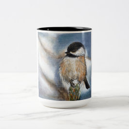 Cute Black Capped Chickadee Mok