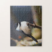 Cute Black Capped Chickadee on Branch Legpuzzel (Verticaal)