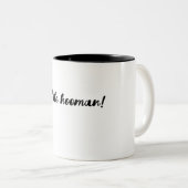 Cute Black Cat Mug - Drôle Hello Hooman Coffee Cup (Devant droit)