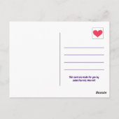 Cute Black Cat Paws Up Halloween Briefkaart (Achterkant)