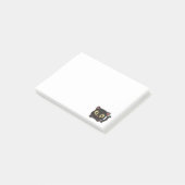 Cute Black Cat Post-it® Notes (Schuin)