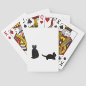Cute Black Cats Pokerkaarten (Achterkant)