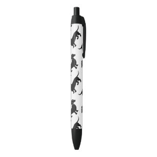 Cute Black Dachshund Pattern Zwarte Inkt Pen