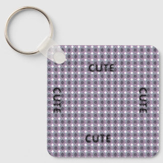 CUTE_ BLACK EN DARK PINK SLEUTELHANGER