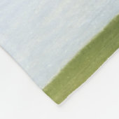 Cute Black en Grey Cat Cartoon Fleece Deken (Hoek)