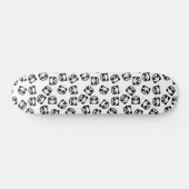 Cute Black en White Panda Cartoon Pattern Skateboard (Horizontaal)