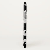 Cute Black en White Waterverf Ghosts Halloween Case-Mate iPhone Case (Achterkant / rechts)