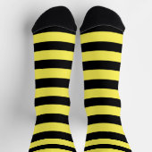 Cute Black en Yellow Striped Sokken (Top)