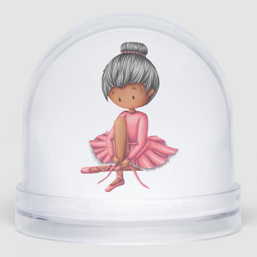 Cute Black Girl Ballet Dancer Pink Tutu (Avant)