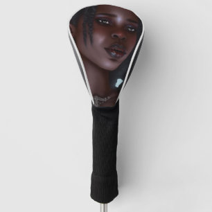 Cute Black Gothic Girl Golfheadcover