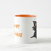 Cute black Halloween chaton mug (Centre)