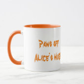 Cute black Halloween chaton mug (Gauche)