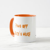 Cute black Halloween chaton mug (Devant gauche)