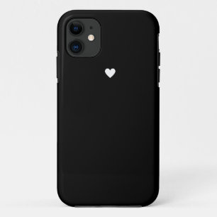 Cute Black Heart iPhone 11 Hoesje