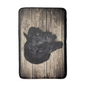 Cute Black Lab Badmat (Voorkant Verticaal)