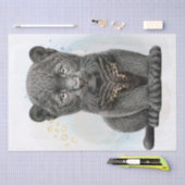 Cute Black Panther Tissuepapier (Craft)