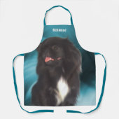 Cute Black Pekingese Dog Persoonlijk Schort (Voorkant)