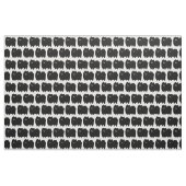 Cute Black Pomeranian Dogs Pattern Stof (Fat Quarter)