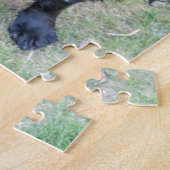 Cute Black Puppy Legpuzzel (Zijkant)