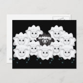 Cute Black Sheep of the Family Briefkaart (Voorkant / Achterkant)