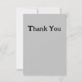 Cute Black Squirrel op een Rock Natuur Squirrels Bedankkaart (Achterkant)