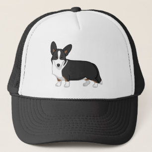 Cute Black Tan Cardigan Welsh Corgi Hondenliefhebb Trucker Pet
