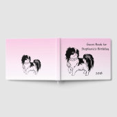 Cute Black White Chien rose Anniversaire Livre d'i (Complet)