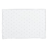 Cute Black White minuscule polka stips elegant pat Kussensloop (Voorkant-Rechts)