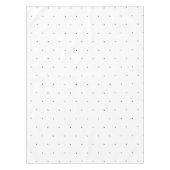 Cute Black White minuscule polka stips elegant pat Tafelkleed (Voorkant)