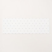 Cute Black White minuscule polka stips elegant pat Yogamat (Achterkant (horizontaal))