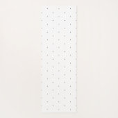 Cute Black White minuscule polka stips elegant pat Yogamat (Achterkant)