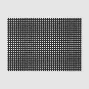 Cute Black & White Polka Dot Pattern Halloween Tissuepapier