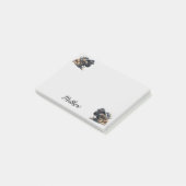 Cute Black White Power Race Monster Truck Post-it® Notes (Schuin)