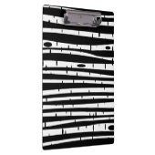 Cute black white tree pattern mouse pad drum stick klembord (Rechts)