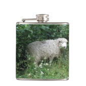 Cute blanc Fluffy Sheep Manger Flacon (Devant)