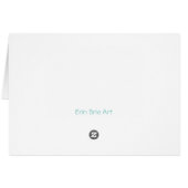 Cute Blank Carte pour notes-Caterpillar #2-Personn (Dos Horizontal)