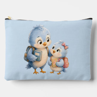 Cute Blauwe Vogel Broer Accessoiretas Etui