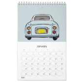 Cute Bleek Aqua Figaro Car Calendar Kalender (Jan 2026)