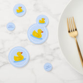 Cute Bleu Caoutchouc Baby shower Confetti (Groupe)