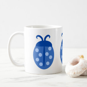 Cute Bleu Ladybug Mug