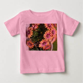 Cute Bloemige Baby Meisje T-Shirt – Roze Bloem Kid