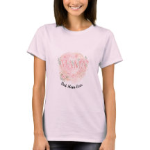 Cute Bloemige Moeder T-shirt Perfect Cadeau voor M