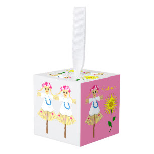 Cute Blonde Pigtails Scarecrow Air Freshener Kubus Ornament