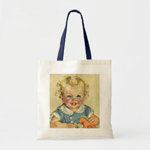  Cute Blonde Scandinavian Baby Boy of Girl Tote Bag