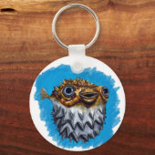 Cute Blowfish Sleutelhanger (Voorkant)