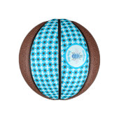 Cute Blue Baby Boy Bee Custom Basketbal (Verticaal)