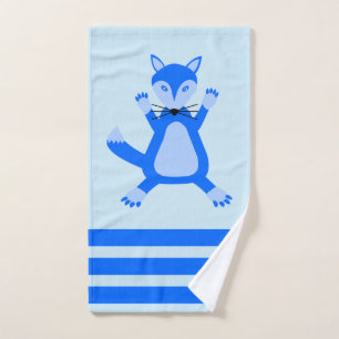 Cute Blue Baby Boy Fox
